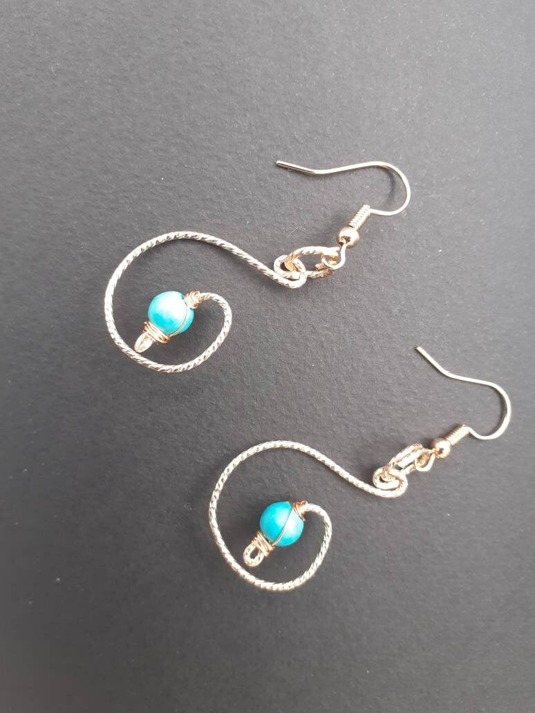 Boucles d'oreilles Cygne Scintillantes - Accessoires Chics - asymétriques