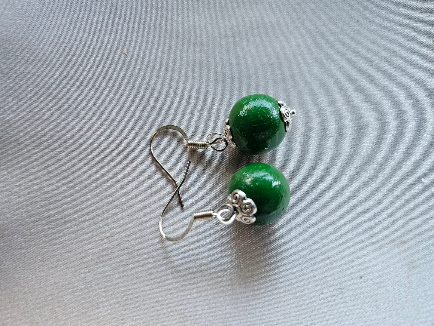 Small round earrings