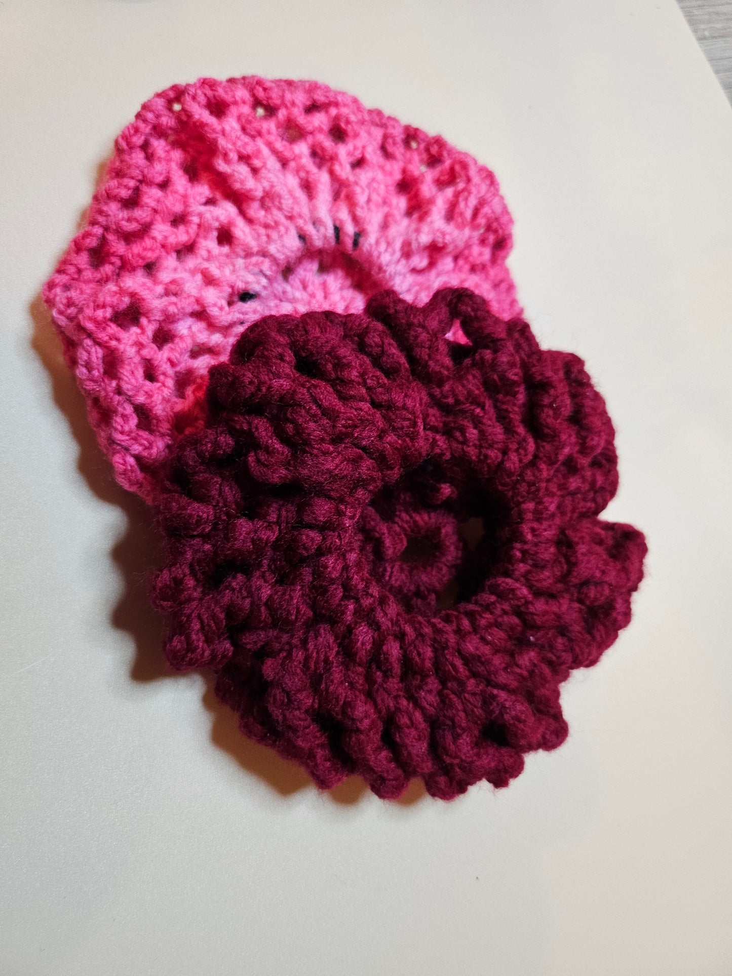 Accessoire de coiffure au crochet - gros plan