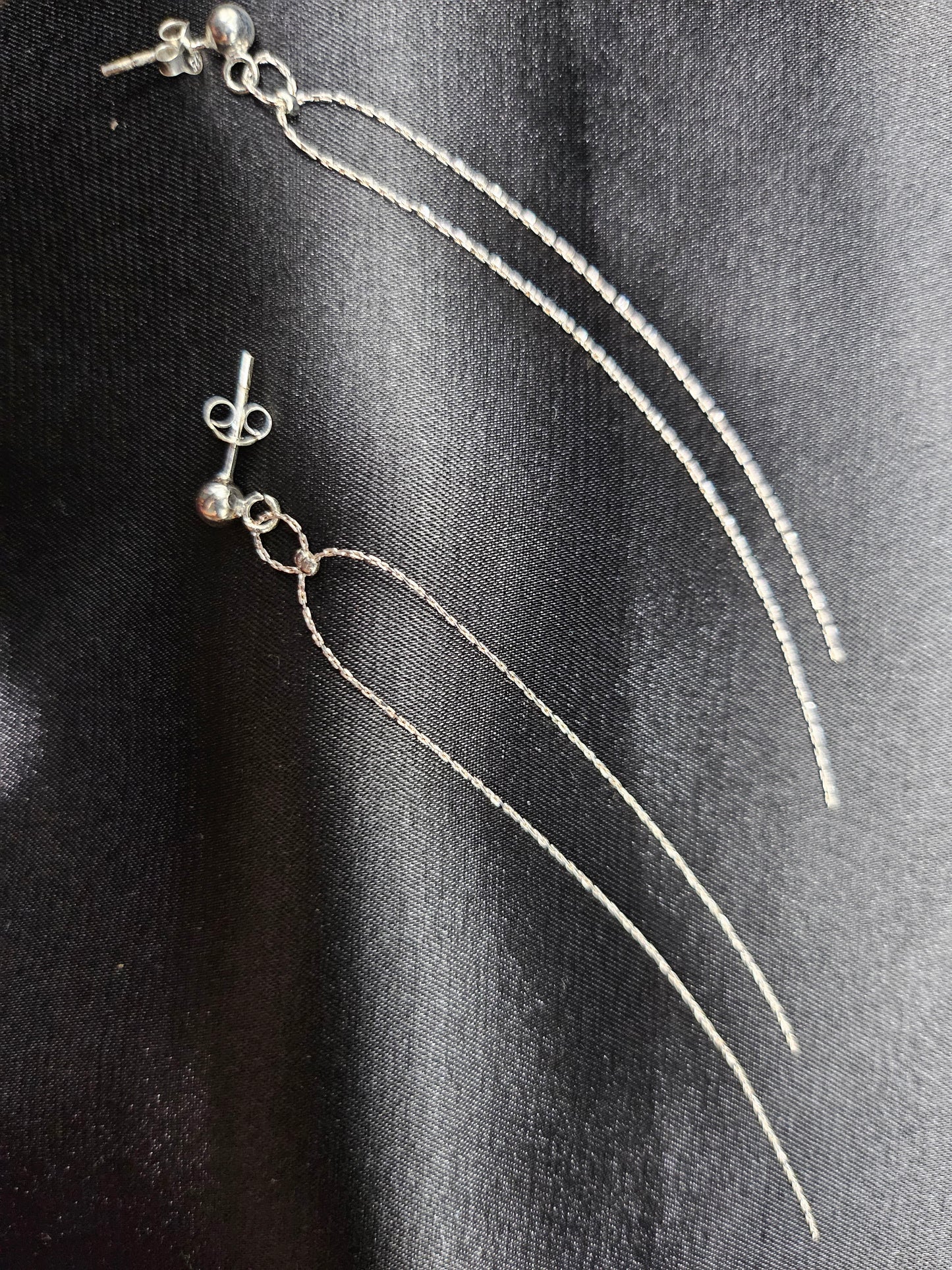 Chaîne d'oreilles argent fin - minimaliste