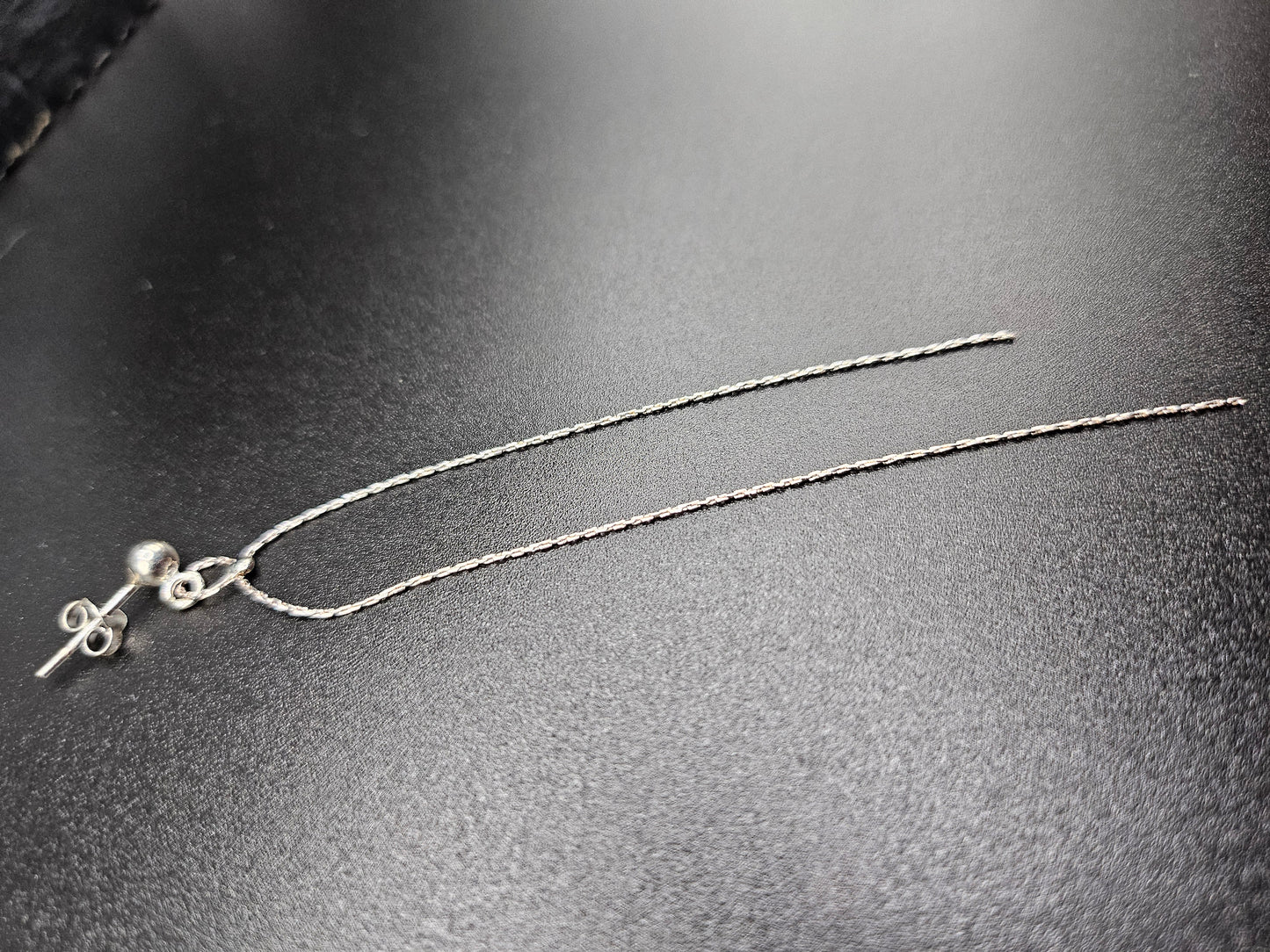 Chaîne d'oreilles argent fin - minimaliste