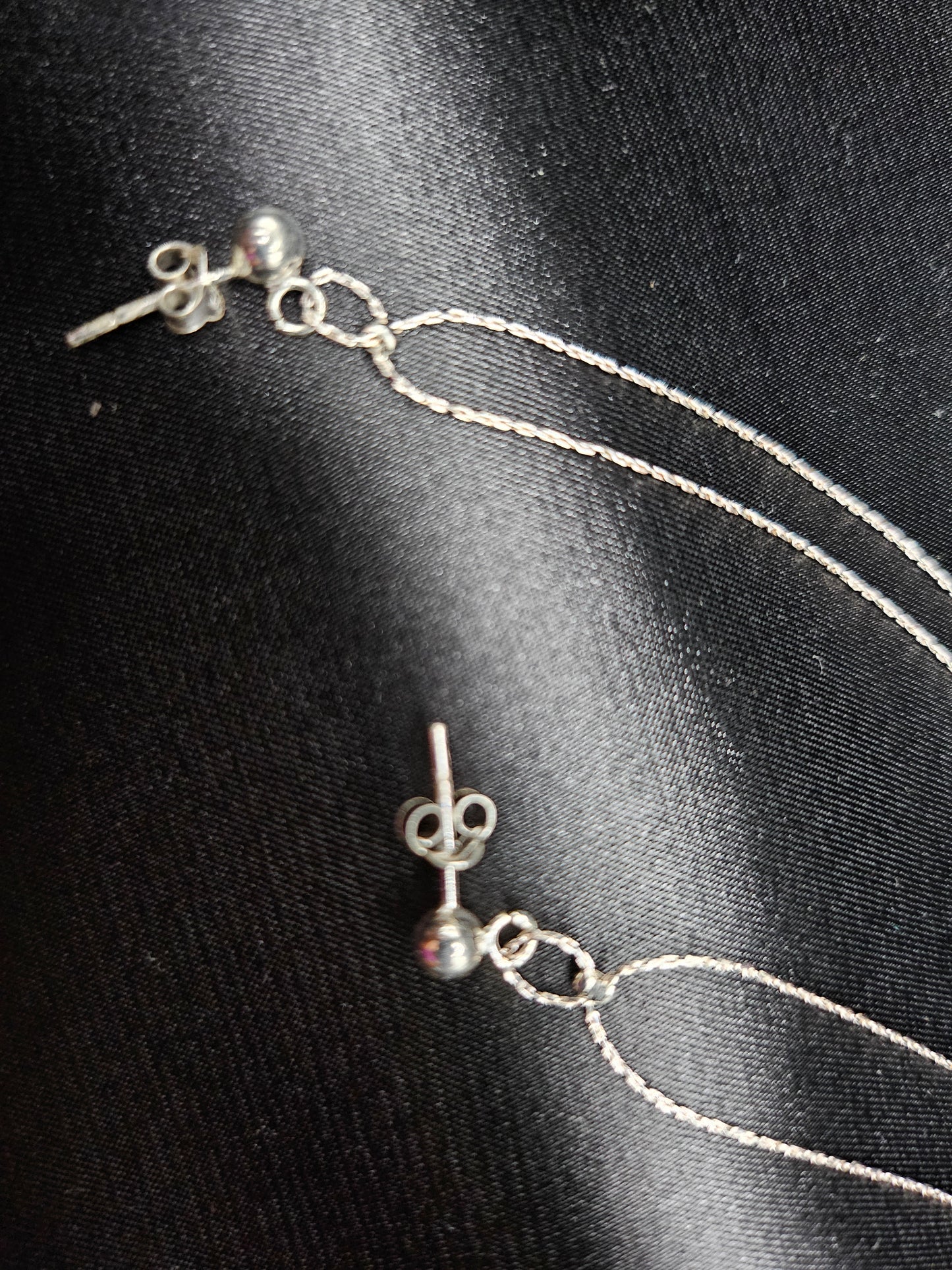 Chaîne d'oreilles argent fin - minimaliste