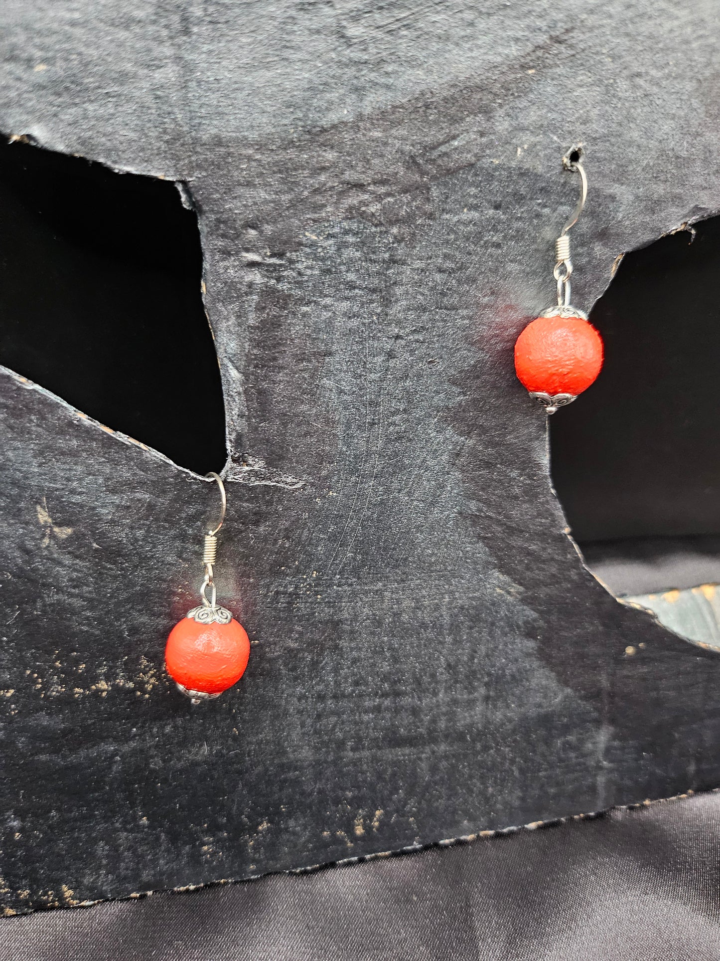 Small round earrings