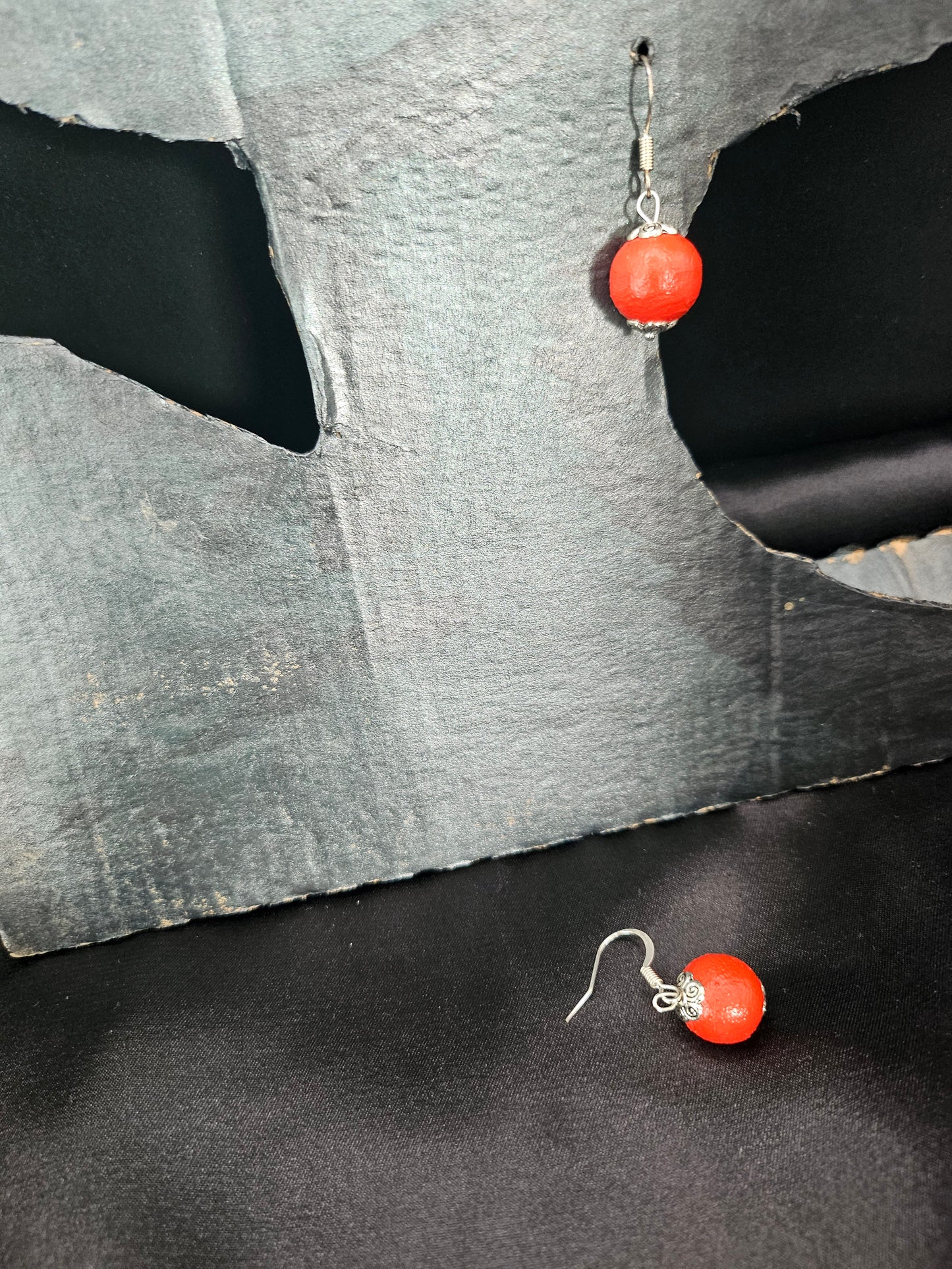 Small round earrings