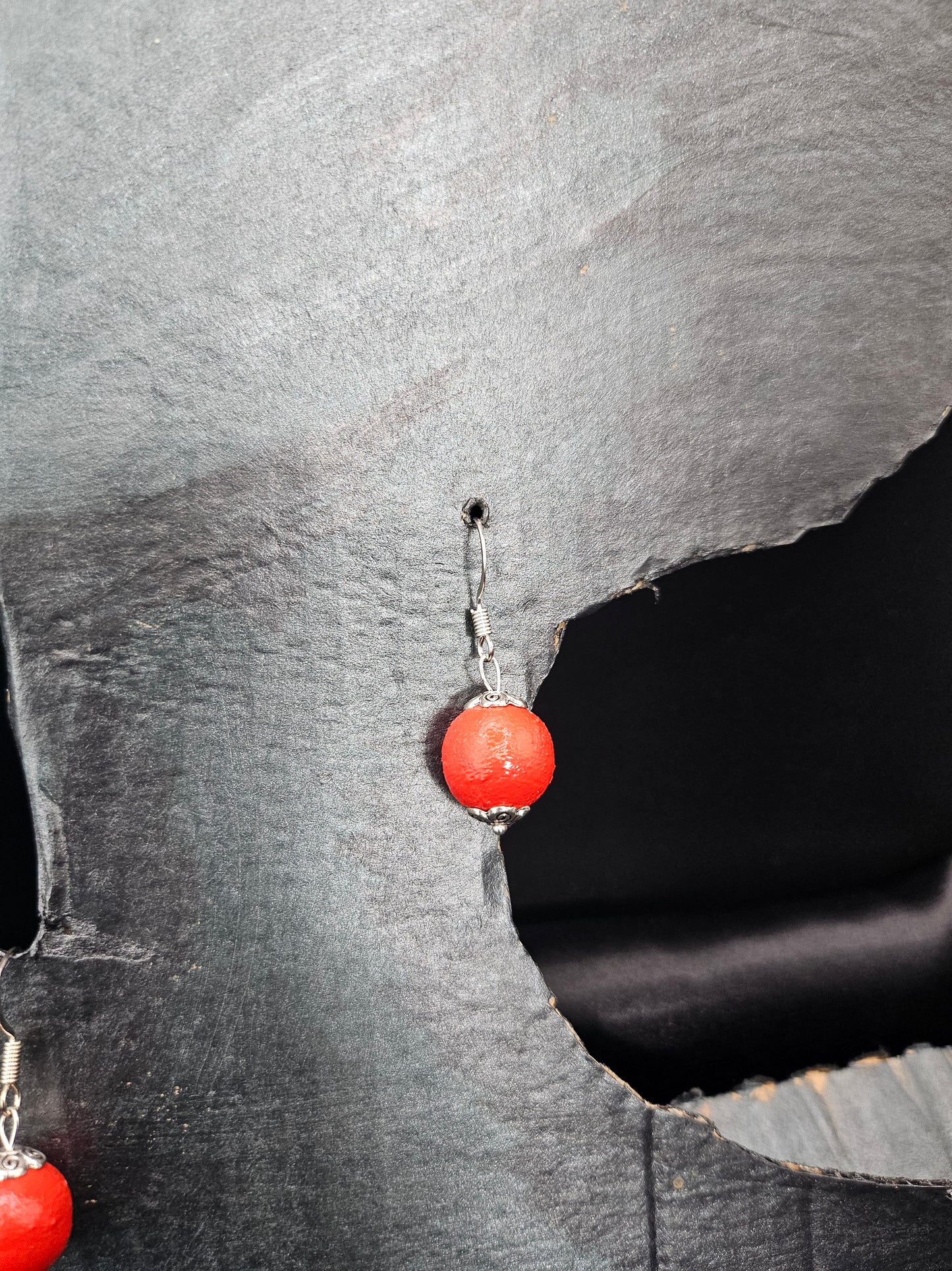 Small round earrings