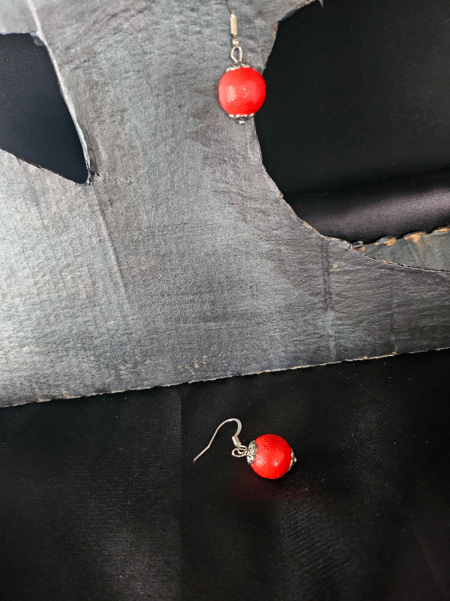 Small round earrings