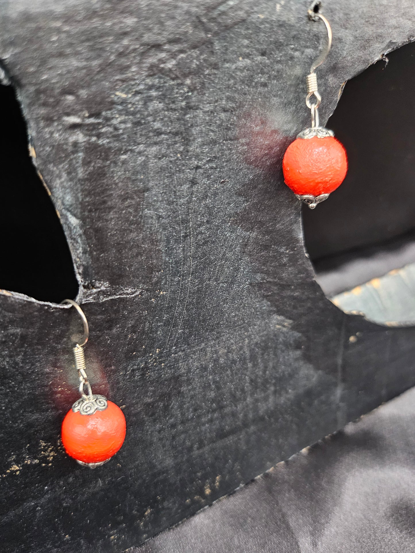 Small round earrings