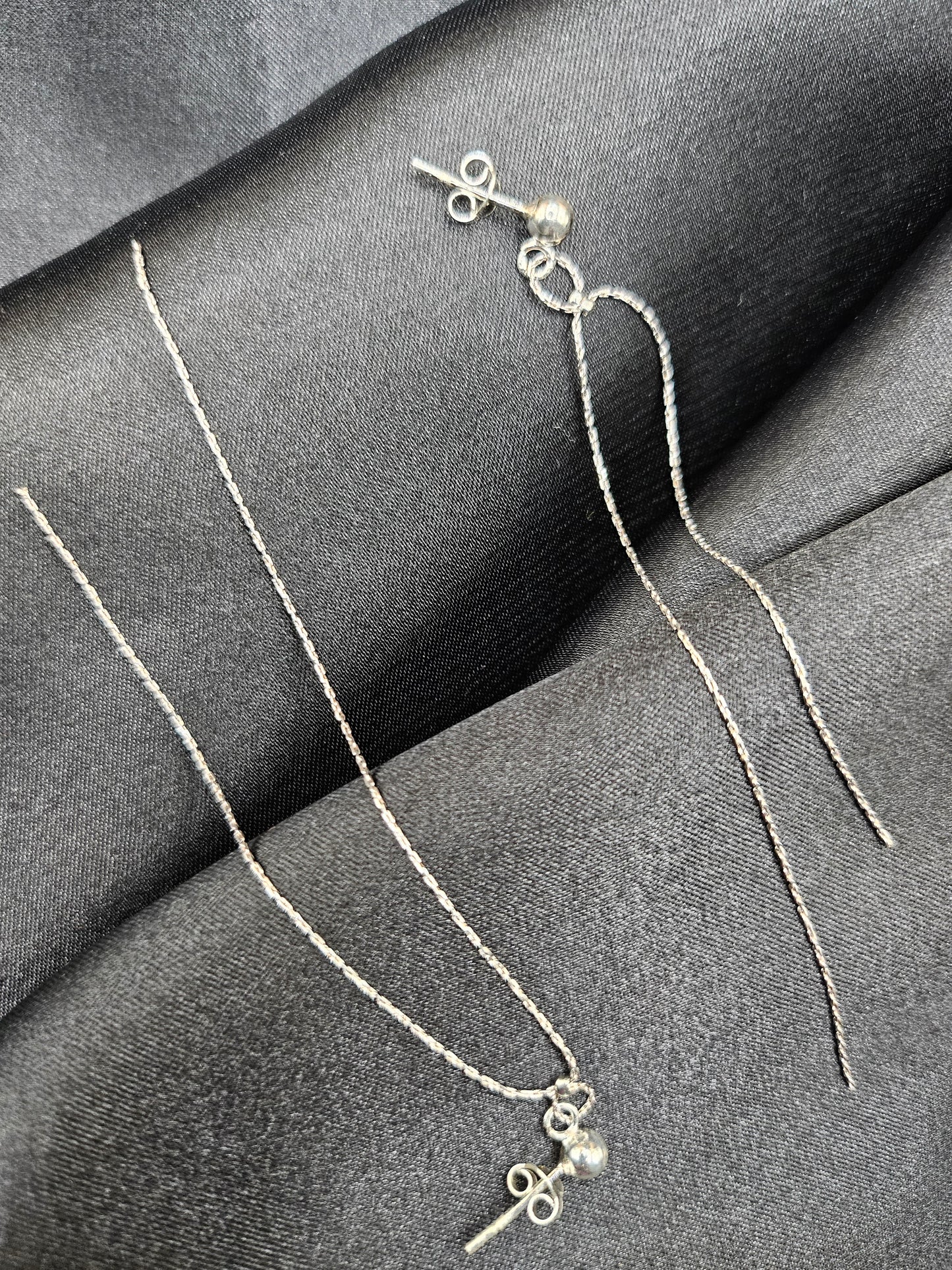 Chaîne d'oreilles argent fin - minimaliste