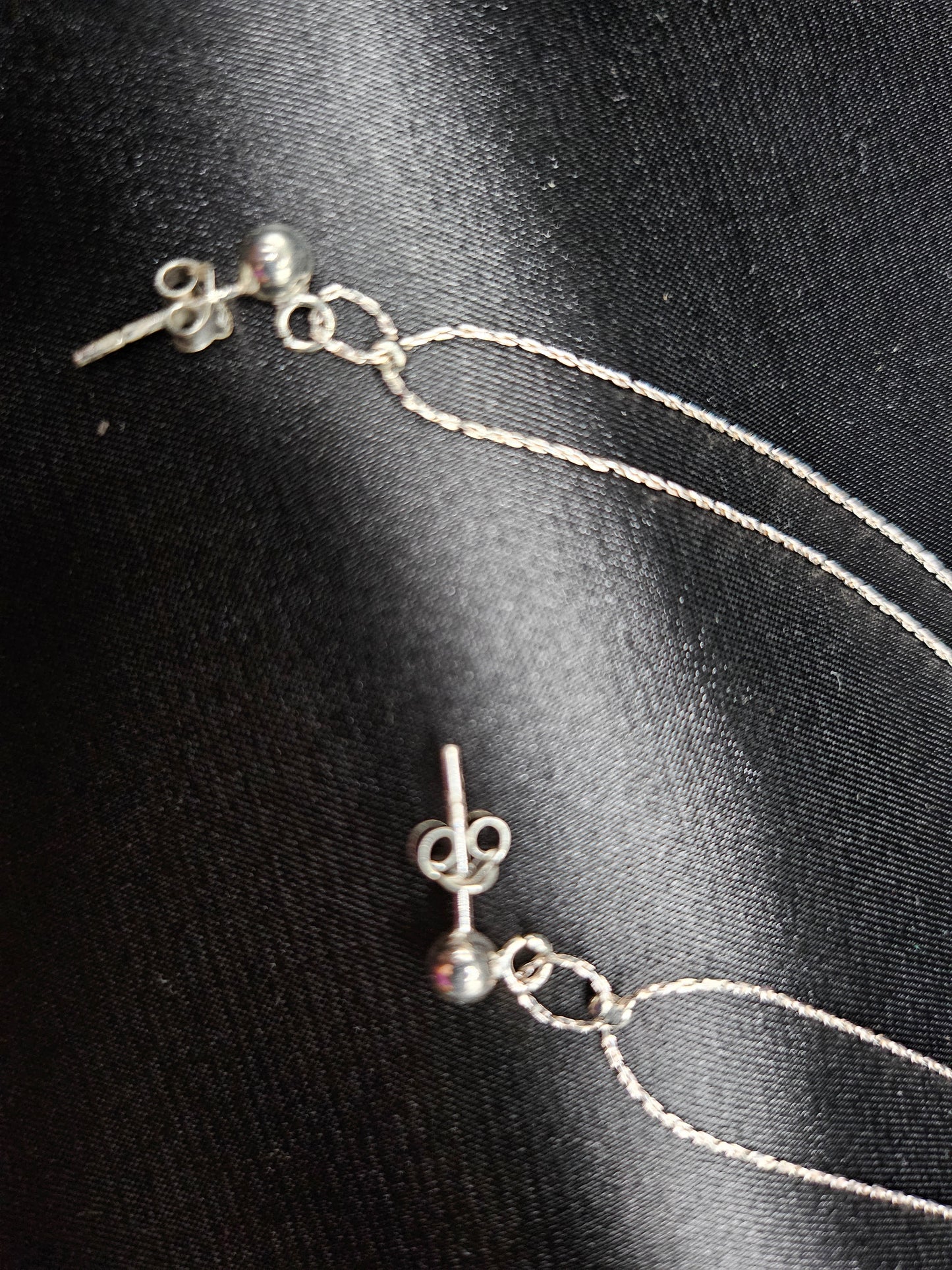 Chaîne d'oreilles argent fin - minimaliste