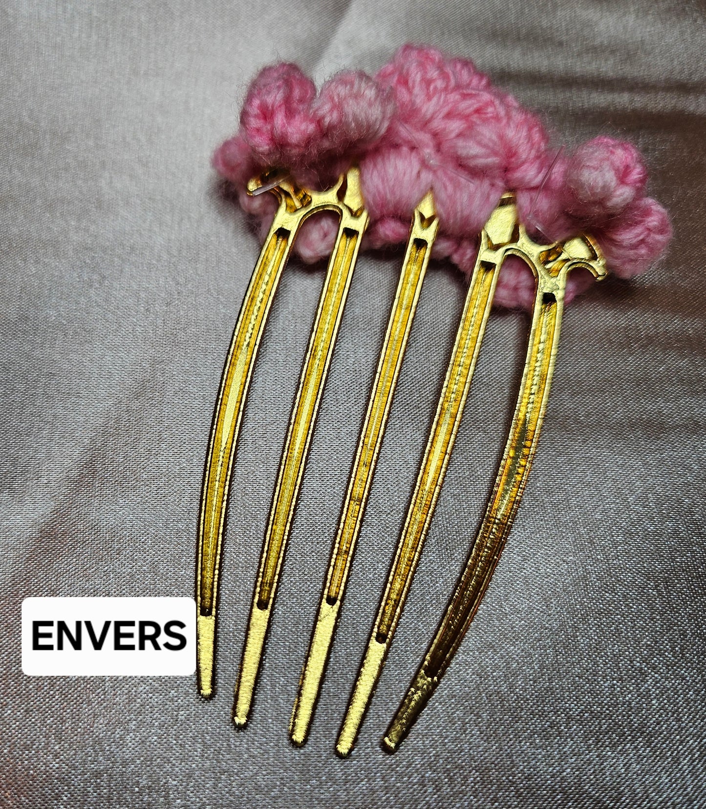 Decorative hair comb