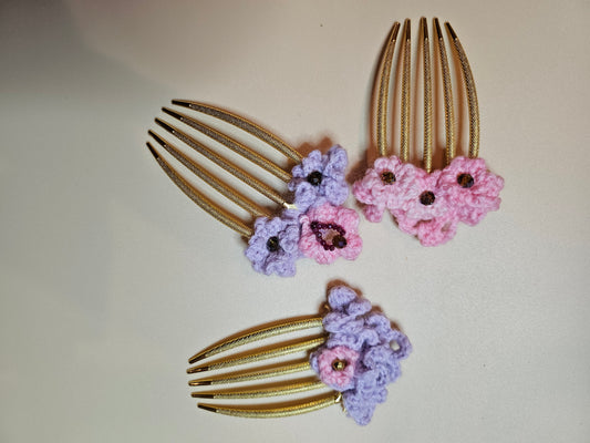 Decorative hair comb
