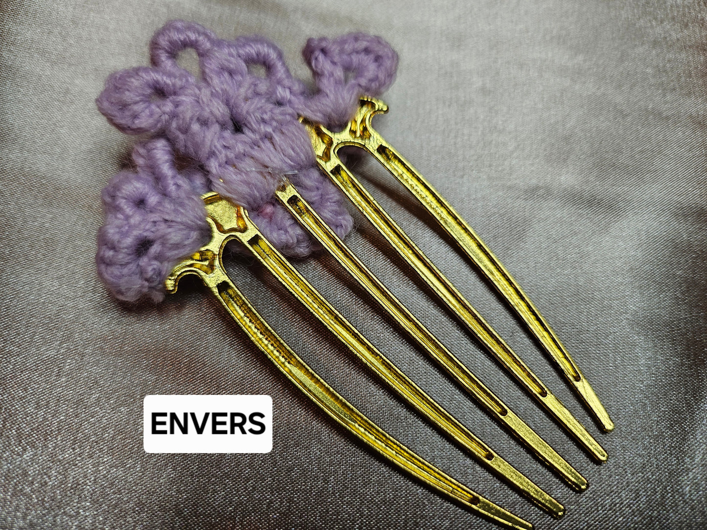 Decorative hair comb